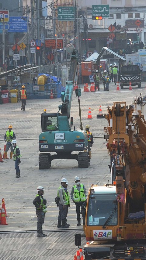 Progres Proyek MRT Jakarta Fase 2A