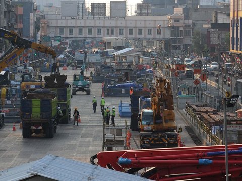 FOTO: Menengok Progres Terkini MRT Fase 2A Bundaran HI-Kota yang Ditargetkan Rampung 2029