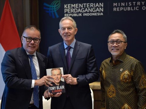 FOTO: Mantan Perdana Menteri Inggris Tony Blair Bertemu Mendag