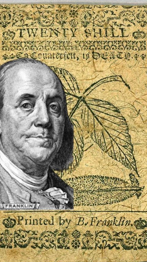 Terungkap Teknik Rahasia Benjamin Franklin Cetak Uang Kertas yang Tak Bisa Dipalsukan