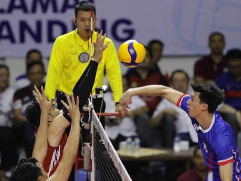 FOTO: Momen Timnas Voli Putra Indonesia Gasak Filipina di Sea V League 2023, SBY sampai Tegang