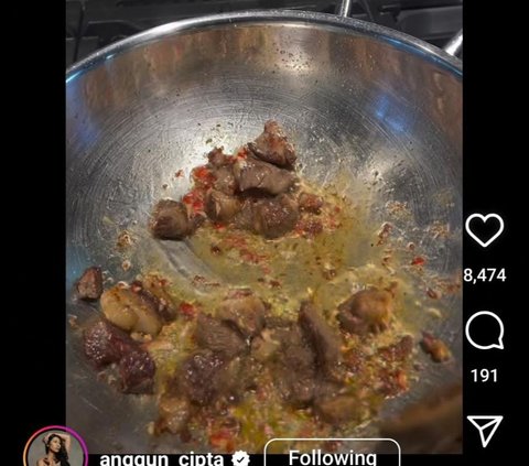 Sudah jadi Artis Internasional, Anggun Masih Masak Nasi Goreng Kambing Sendiri buat Suami Bulenya