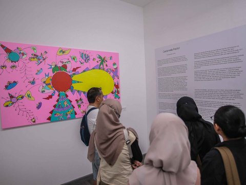 FOTO: Mengagumi Warna-warni Karya Seni Daniel Kho di Pameran Castaneda Factor