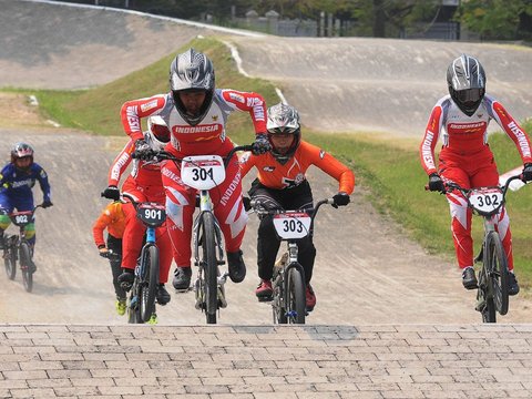 FOTO: Kejuaraan Balap Sepeda BMX Indonesia Cup 2023 Minim Dukungan Pemerintah dan Sponsor