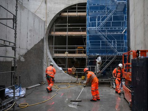 FOTO: Penampakan Selokan Raksasa Bawah Tanah di London, Dibangun untuk Atasi Pencemaran Sungai Thames