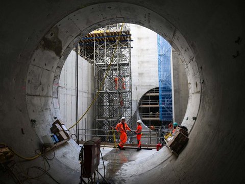 FOTO: Penampakan Selokan Raksasa Bawah Tanah di London, Dibangun untuk Atasi Pencemaran Sungai Thames