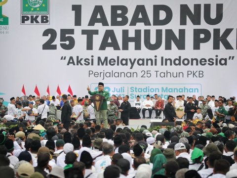 Ikrar Kiai-Santri di Harlah PKB: Cak Imin Satu-Satunya Calon yang Wakili NU di 2024