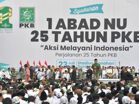 Ikrar Kiai-Santri di Harlah PKB: Cak Imin Satu-Satunya Calon yang Wakili NU di 2024