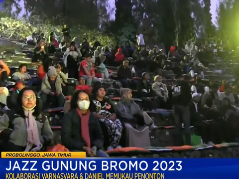 Kemeriahan Acara Jazz Gunung Bromo 2023, Kolaborasi Varnasvara dan Daniel Dyonisius Memukau Penonton yang Hadir