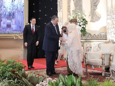 Momen AHY & SBY Hadiri Pernikahan Putri Mayjen TNI, Wajah Pengantin Serasi Banget