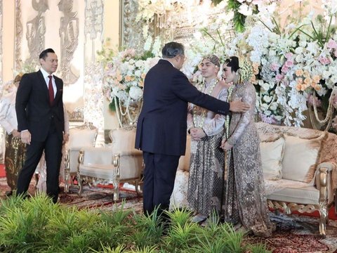 SBY dan AHY Datang ke Pernikahan Putri Pensiunan TNI