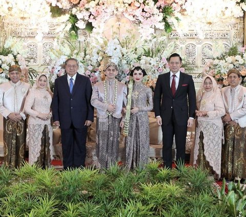 Momen AHY & SBY Hadiri Pernikahan Putri Mayjen TNI, Wajah Pengantin Serasi Banget