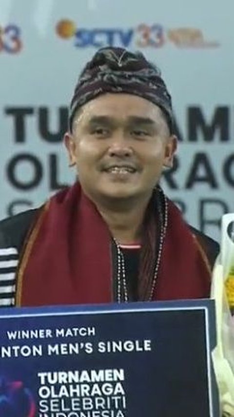 Valentino Jebret Juara Bulu Tangkis Tunggal Putra di 'TOSI' Usai Kalahkan Raffi Ahmad