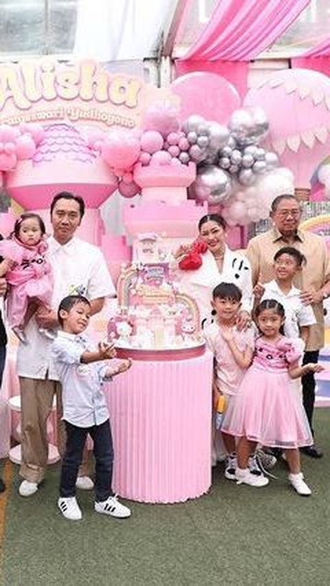 Dihadiri Hatta Rajasa, Ini Potret Perayaan Ulang Tahun Alisha Prameswari Cucu SBY