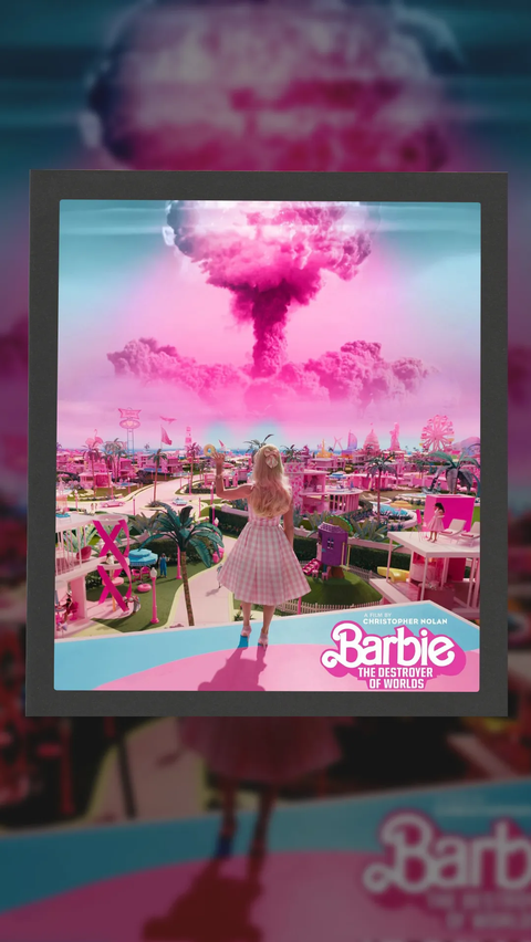 Tren Barbenheimer, Fans Kreasikan Barbie dan Oppenheimer sebagai Satu Film dengan AI