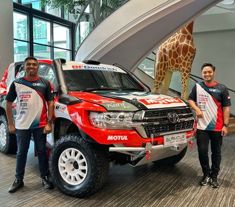 Julian Johan (Jeje) dan Recky mengaku siap merebut podium dan mengibarkan bendera merah putih di Asia Cross Country Rally 2023, Rally Dakar versi Asia!