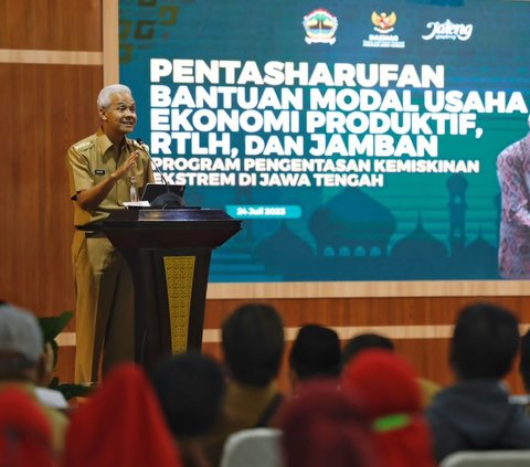 Ganjar Gandeng Baznas Percepat Pengentasan Kemiskinan Lewat Bantuan RTLH dan Modal Usaha