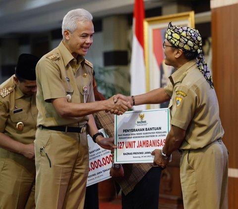 Ganjar Gandeng Baznas Percepat Pengentasan Kemiskinan Lewat Bantuan RTLH dan Modal Usaha