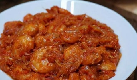 Bahan:<br />- 250 gram udang<br />- 1 bawang bombay, potong-potong