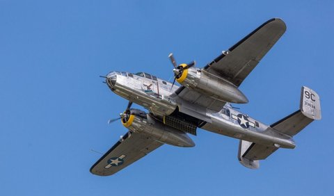 B-25 Mitchell Menjadi Pesawat Pengebom Andalan AS dan Sekutu Saat Perang Dunia II