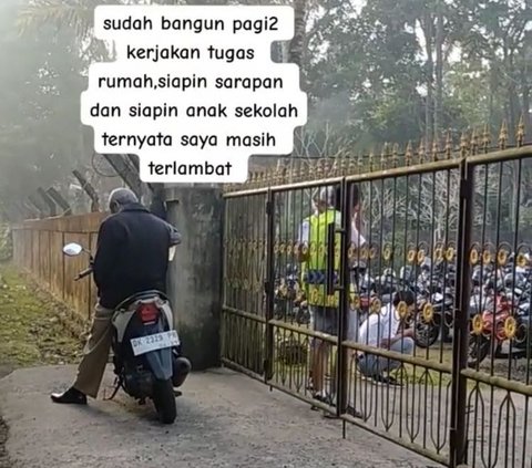 Viral Guru Telat Datang ke Sekolah Dilarang Masuk Siswa di Pintu Gerbang, Jadi Sorotan Warganet