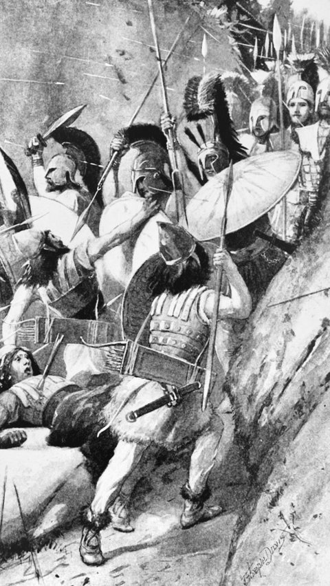 Dalam Pertempuran Thermopylae, Prajurit Sciritae Menyusup ke Perkemahan Raja Persia Xerxes Untuk Membunuhnya