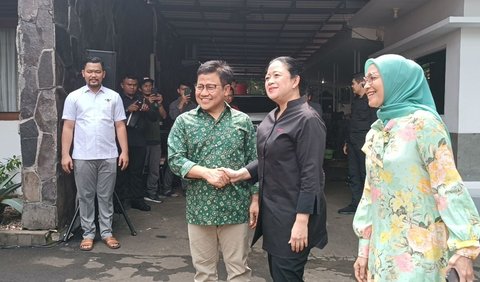 Dari pantauan merdeka.com di lapangan, Puan pun akhirnya tiba di kediaman Airlangga pukul 15.00 WIB. Puan mengenakan setelena baju serba hitam.