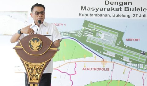 Dalam kunjungan kerjanya, Moeldoko menerima masukan dan aspirasi masyarakat dan para tokoh di Buleleng terkait dengan pembangunan bandara Bali Utara.