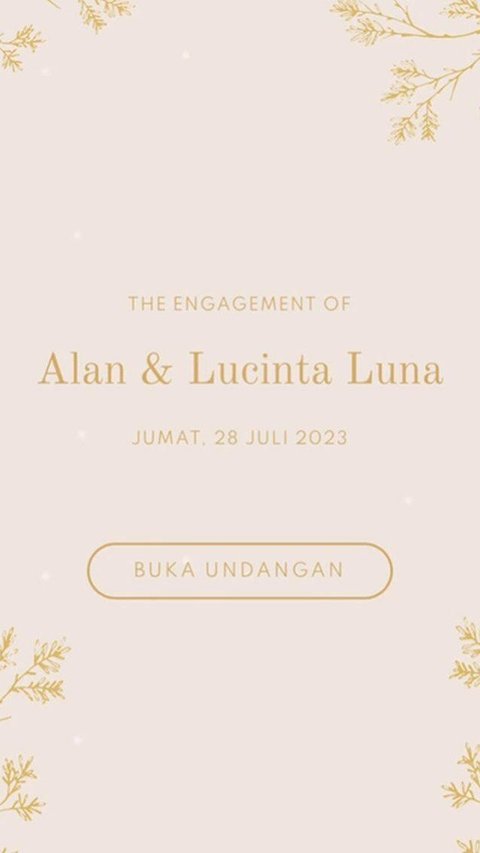 Bagikan Undangan Tunangan, Intip Potret Kebersamaan Lucinta Luna dan Calon Suami