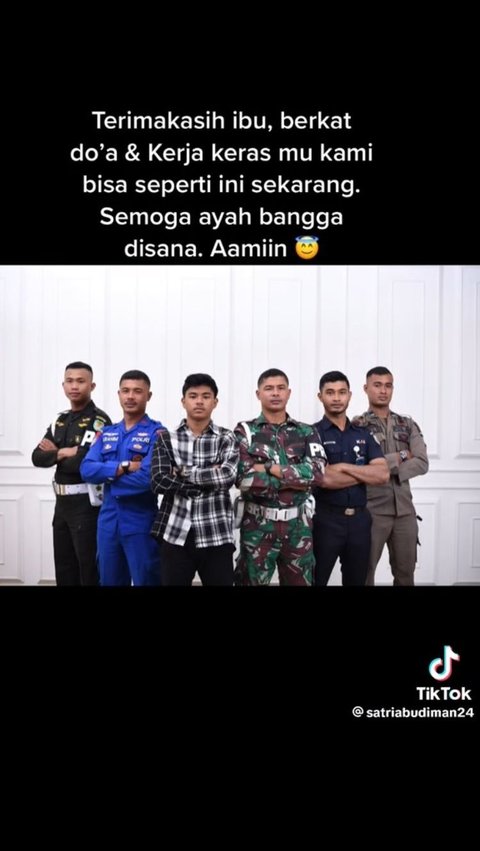 Bikin Salut, Ibu Hebat Ini Besarkan 6 Anak Seorang Diri hingga Sukses