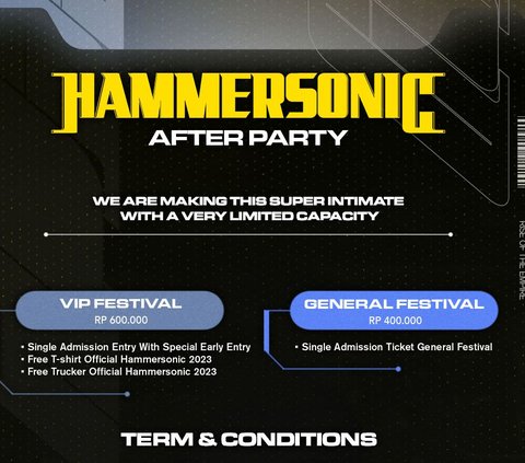 Sukses Datangkan Slipknot, Hammersonic After Party Bakal Diramaikan Band Cadas Ini