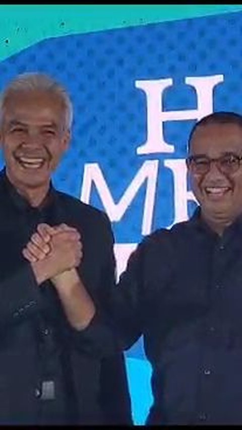 Ketika Ganjar dan Anies Bertemu, Jabat Tangan Erat sampai Kompak Pose 'Saranghae'