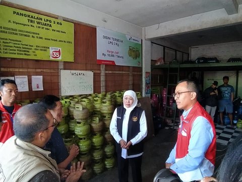 Khofifah: Malu, Orang Mampu Kok Gasnya Ada Tulisan 'Hanya untuk Masyarakat Miskin'