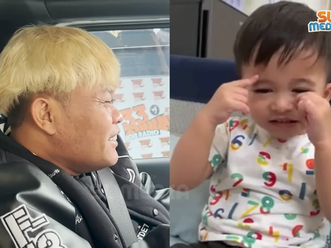 Lucu, Baby Adzam Anak Sule saat Video Call dengan Sang Ayah