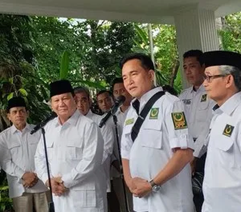 Dalam sambutannya, Yusril Ihza Mahendra menyebut pemberian dukungan kepada Prabowo bukan hanya kalkulasi rasional saja.