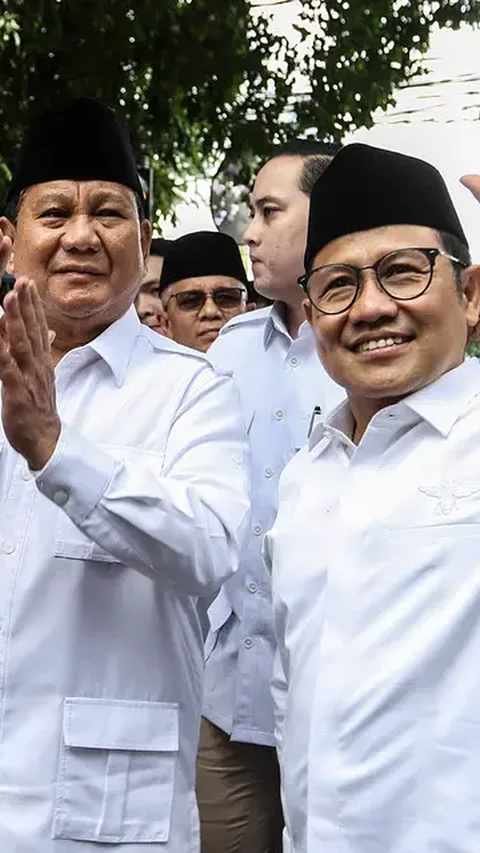 Kelakar Prabowo Untuk Cak Imin: Gus Jangan Ke Mana-mana Gus!