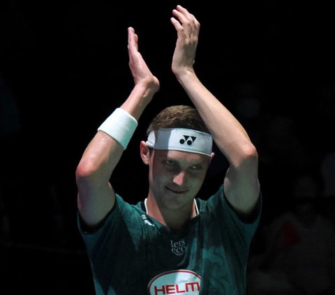 FOTO: Hasil Final Japan Open 2023: Peringkat Satu Dunia Viktor Axelsen Kalahkan Jonatan Christie Dua Set Langsung
