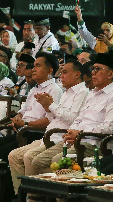 Sementara itu, dari PKB terlihat Ketua Umum PKB Abdul Muhaimin Iskandar, Waketum PKB Jazilul Fawaid dan Wasekjen PKB Syaiful Huda.<br />( merdeka.com/Arie Basuki )