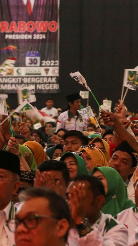 Selain itu, kelompok relawan Prabowo juga hadir dalam deklarasi tersebut.<br />( merdeka.com/Arie Basuki )
