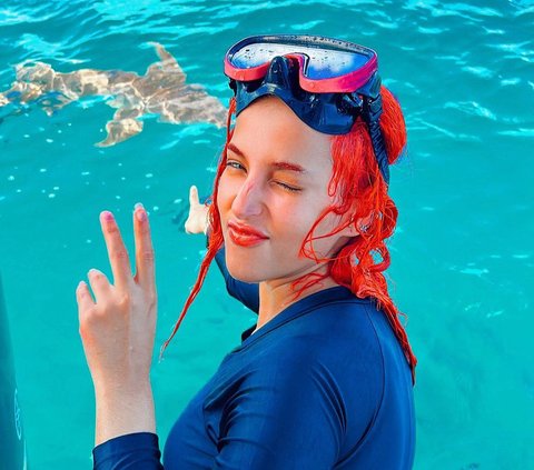 Bak Mermaid di Dunia Nyata, Intip Deretan Momen Tasya Farasya Belajar Diving