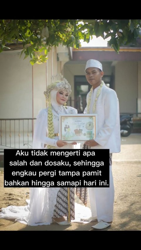 Hingga hari ini,  sang istri belum juga pulang.