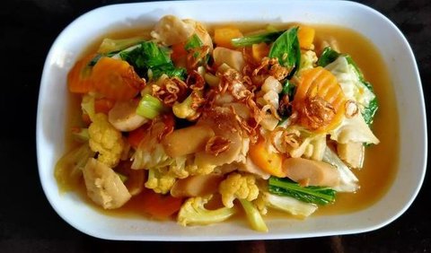 Resep Capcay Bakso Sosis