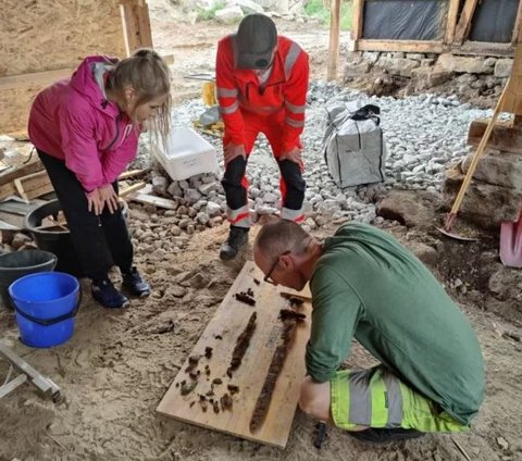 Hari berikutnya, arkeolog Joakim Wintervoll dari pemerintah kota Agder dan Jo-Simon Frshaug Stokke dari Museum Sejarah Budaya Oslo datang untuk melihat penemuan tersebut. Mereka sangat yakin dan mengonfirmasi bahwa seseorang dari bangsa Viking pernah dikubur di tempat tersebut.