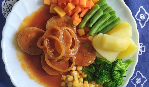 Resep Galantin Sapi Saus Asam Manis