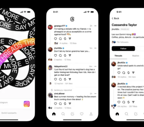 Dalam teaser Threads, mereka menekankan potensinya untuk membangun pengikut dan terhubung dengan orang-orang yang berpikiran sama