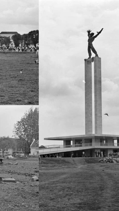 Begini Penampakan Jakarta Juli 1965, Pembangunan Monas Masih Belum Tuntas