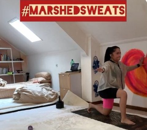 Marshanda Ubah Kamar Tamu Rumahnya Jadi Studio Gym, Begini Penampakannya