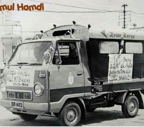 Honda TN360 dijadikan angkutan kota (angkot) di Nusa Tenggara Barat (NTB).