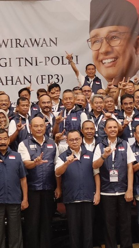 Ratusan Purnawirawan TNI-Polri Deklarasikan Dukung Capres Anies Baswedan