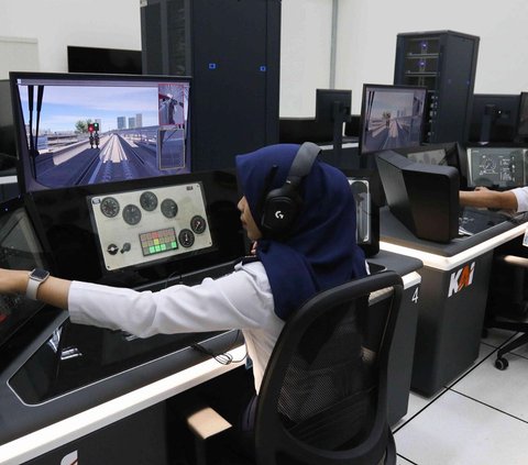 Penampakan Fasilitas Simulator untuk Latih Masinis LRT Jabodebek